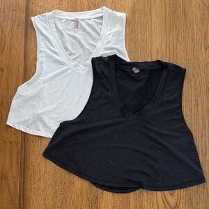 LOT OF 2 FREEPEOPLE MOVEMENT CROP TOPS MEDIUM